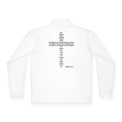 Christian Quarter-Zip Pullover - Matthew 6:9-13