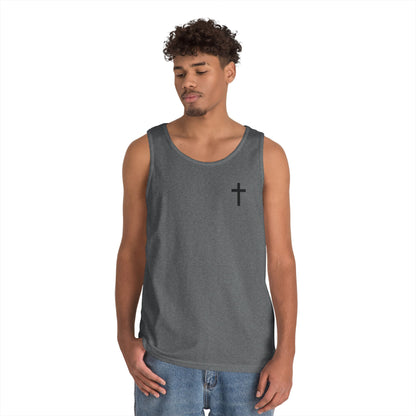 Cross Tank Top - Unisex Heavy Cotton
