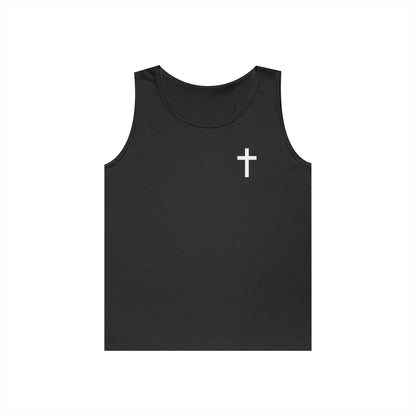 Cross Tank Top - Unisex Heavy Cotton
