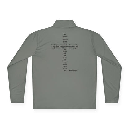 Christian Quarter-Zip Pullover - Matthew 6:9-13