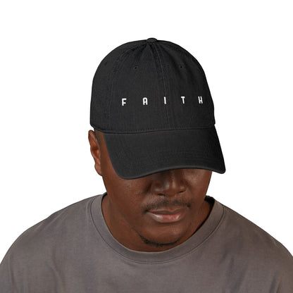 Faith Embroidered Denim Hat