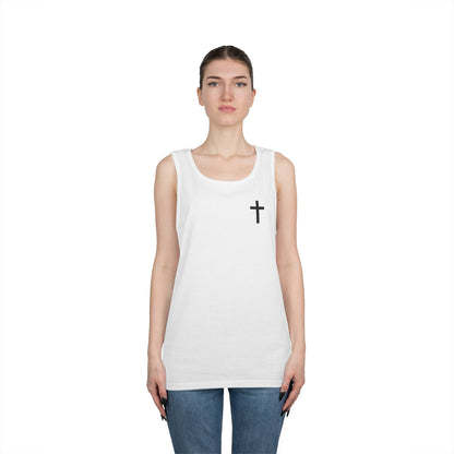 Cross Tank Top - Unisex Heavy Cotton